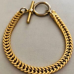 ✨FINAL PRICE✨Vintage Wheat Chain GoldTone Bracelet